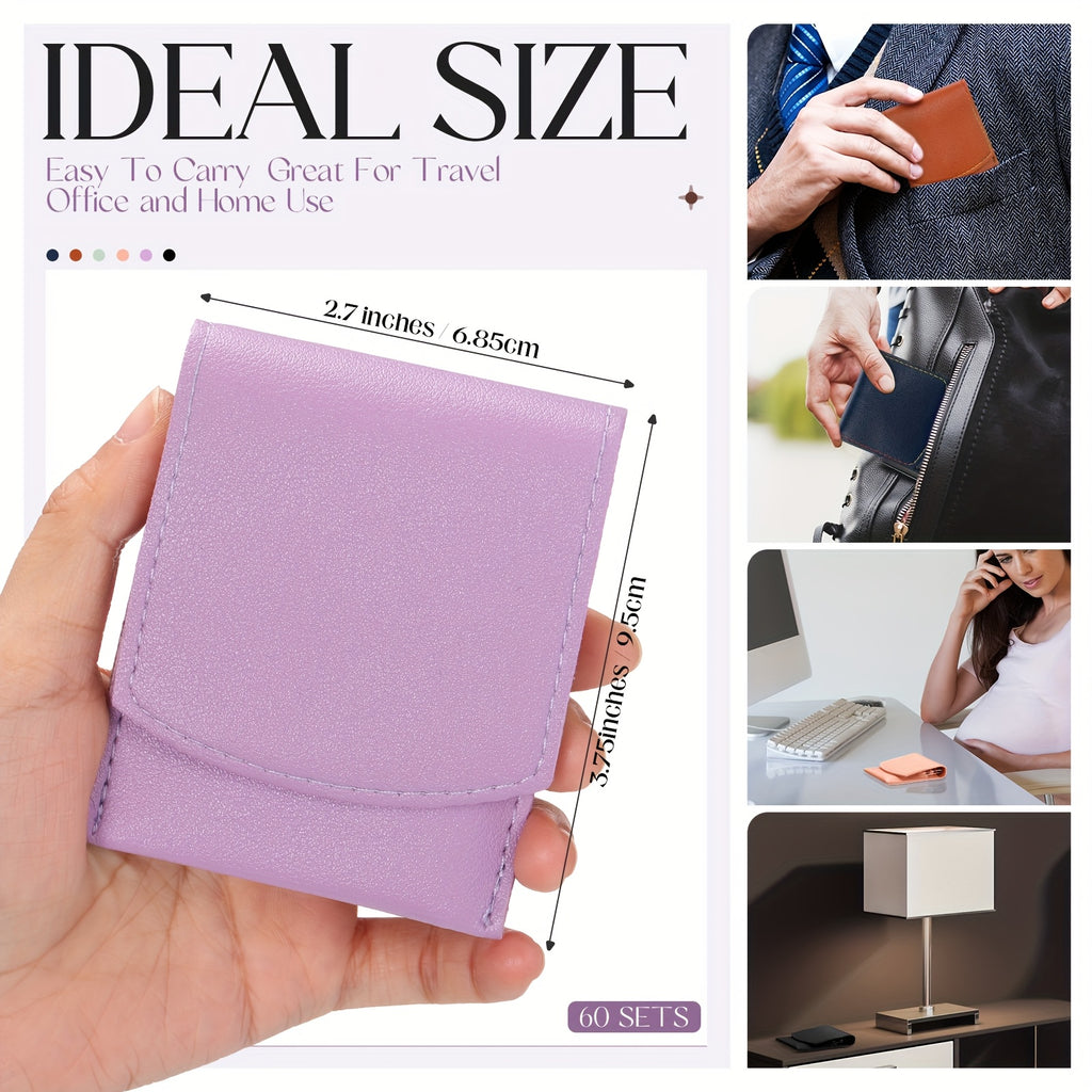 60 Sets Travel Manicure Set Nail Clippers Bulk Pedicure Kit 7in 1 Stainless Steel Professional Nail Set Grooming Kits Nail Care Tools for Women Men