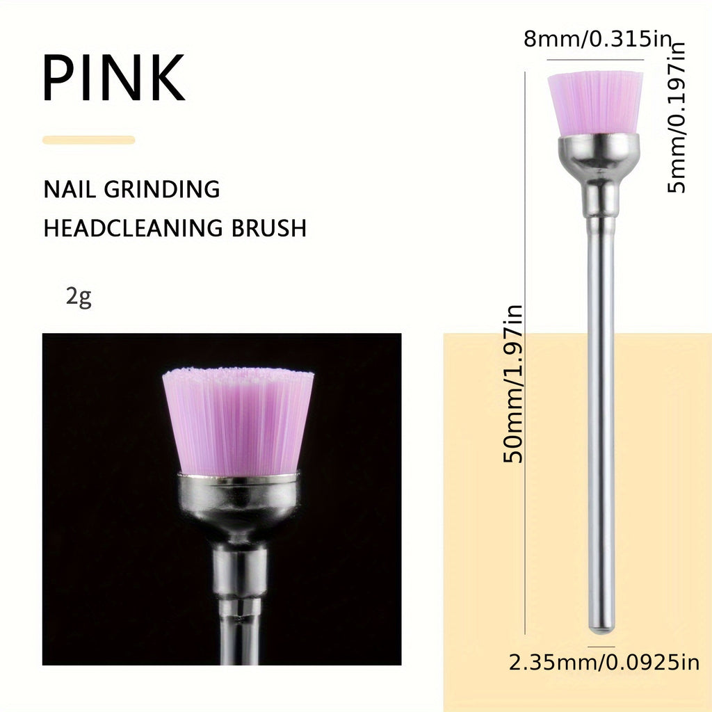 6pcs Nail Drill Bits Set 6pcs Steel Nail Drill Bits Set | Manicure Pedicure Grinding Head Cuticle Burr Remover Tools | For Acrylic Gel Nails & Nail Care