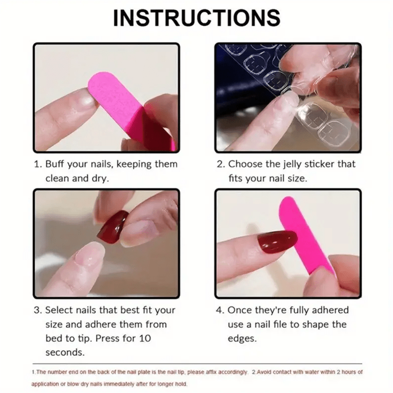 New Handmade Press-On Nails, Christmas Gift - Purple Moonlight Sexy High End Exquisite False Fake Manicure