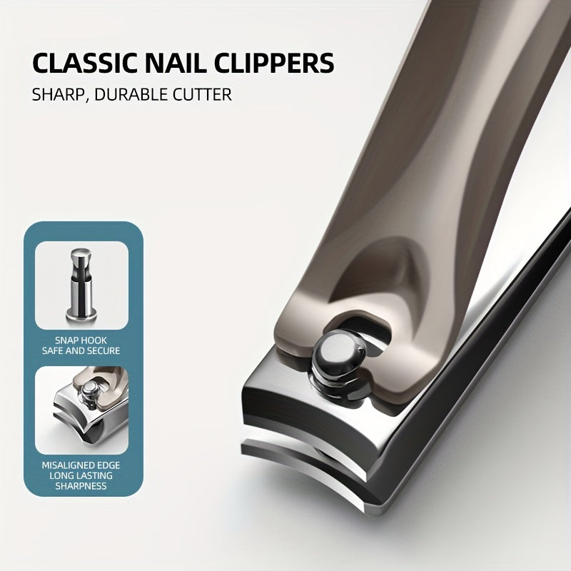 German Premium Nail Scissors Set - Classic Style, Stainless Steel Straight Blade, Ergonomic Handle