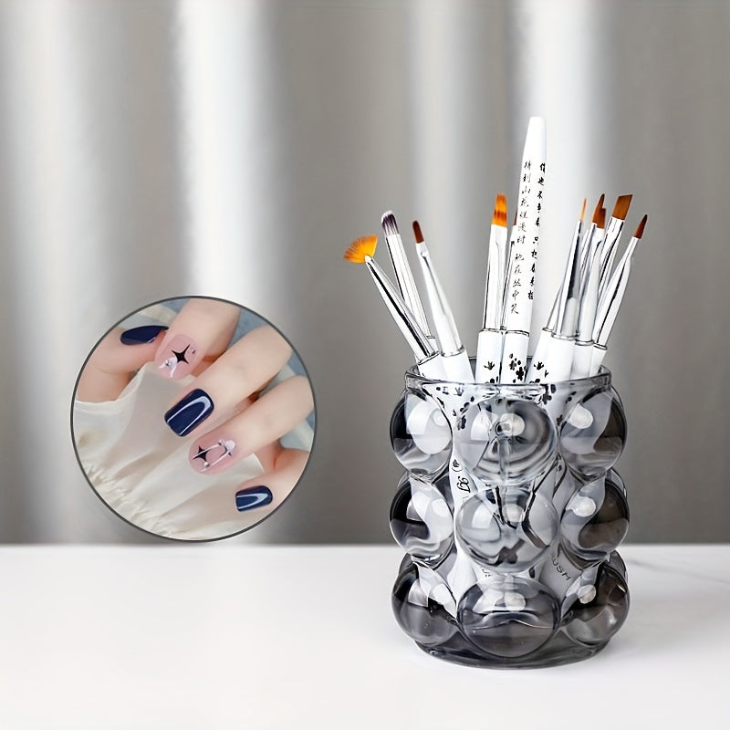 NOVAL 12pcs Professional Nail Art Pen and Brush Set with Metallic White Print - Complete Salon-Quality Manicure & Pedicure Kit