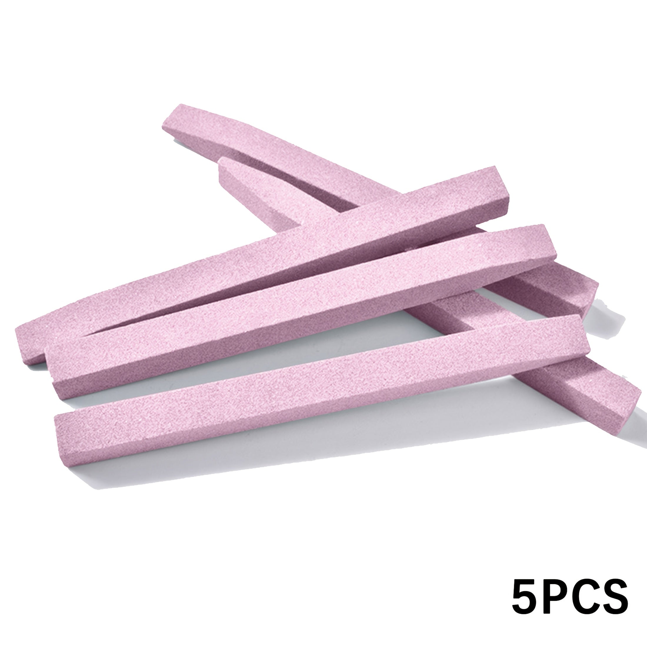 5pcs Nail Quartz Grinder, Blue and Pink Nail Polishing and Shaping Scraper, Easy to Operate Odorless