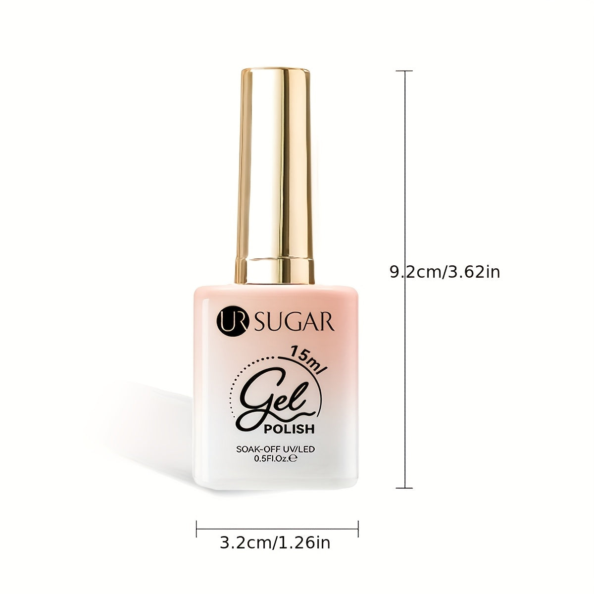 URSUGAR Nude 6-Color Gel Nail Polish Set Alcohol-Free Shimmering Clear Jelly Gel for Manicure DIY Design Perfect for Holiday Gift Nail Art Supplies Nude Nail Polish Jelly Gel Texture Nail Polish Set