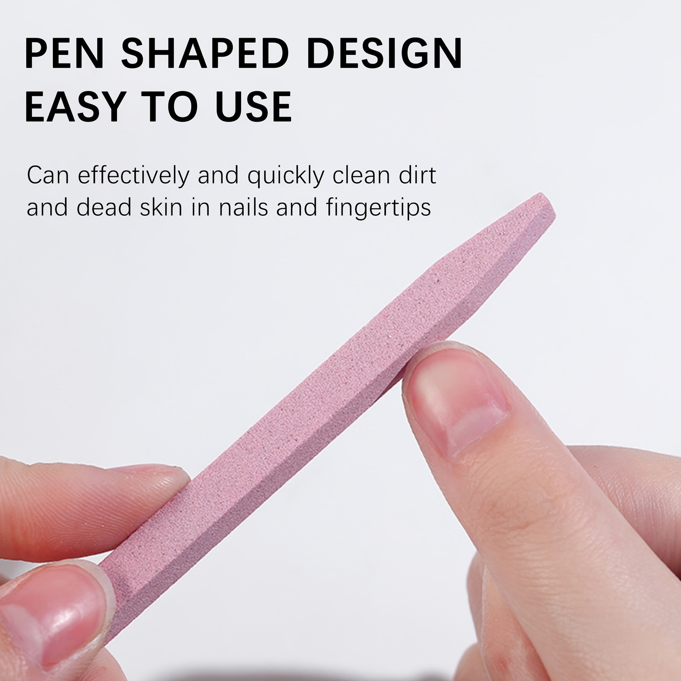 5pcs Nail Quartz Grinder, Blue and Pink Nail Polishing and Shaping Scraper, Easy to Operate Odorless
