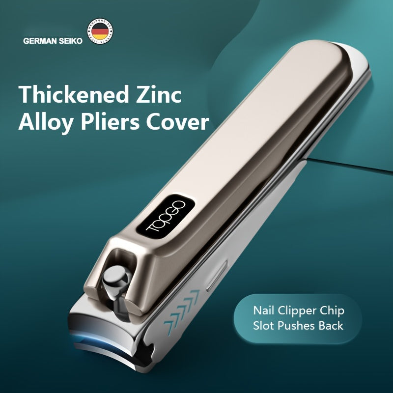 TOPGO German Nail Clipper Set High-End Nail Clipper Household Original Slant Pliers Trimming Box Tool 7pcs Set