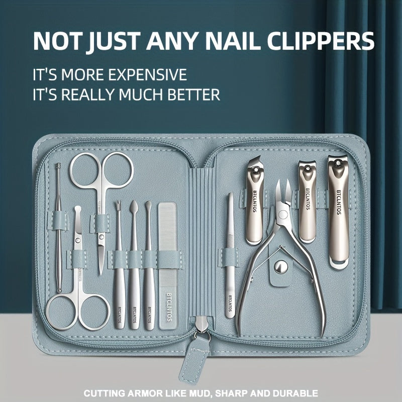 German Premium Nail Scissors Set - Classic Style, Stainless Steel Straight Blade, Ergonomic Handle