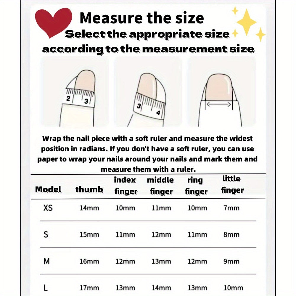 A Set of 10 High-End, Transparent Black And Silvery Cat-Eye Long Nail Tips Made with Pure Handcraft