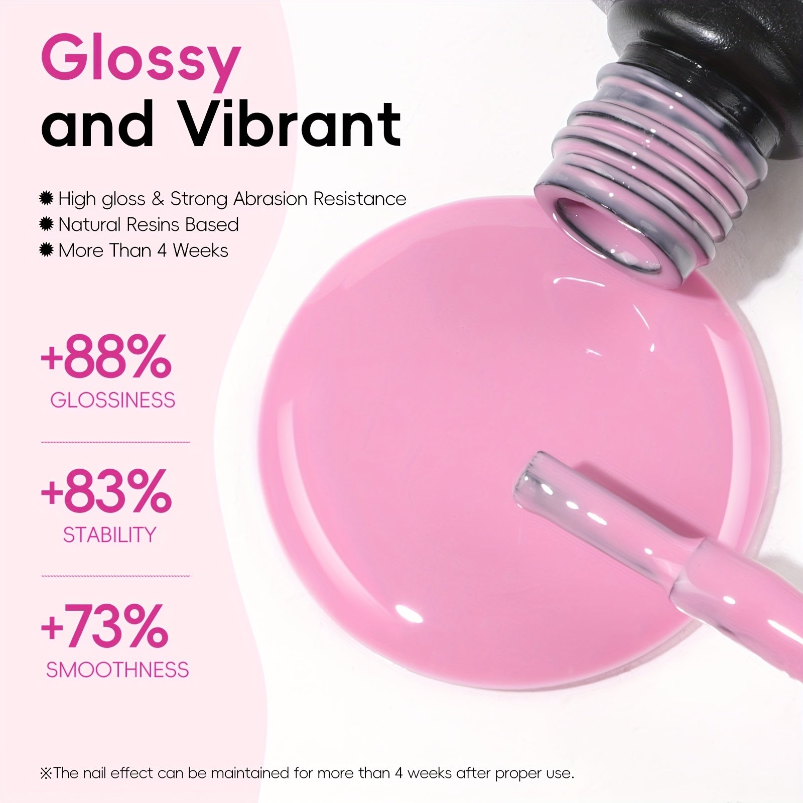 Peacecolor Gel Nail Polish Kit with Nail Dryer Lamp Nail Gel 70pcs Macaron Colors Yellow Purple Glitter Nail Gel Polish with 5pcs Glitter