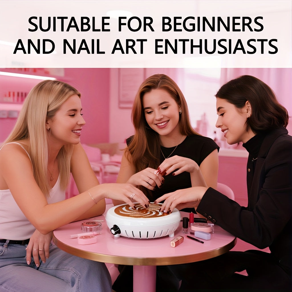 High-efficiency Nail Salon Vacuum Cleaner, Unique Circular Design, Hand Fatigue During Nail Art Process