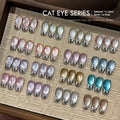 Small White Can Zhiguang Cat'S Eye Full Set of 16 Colors