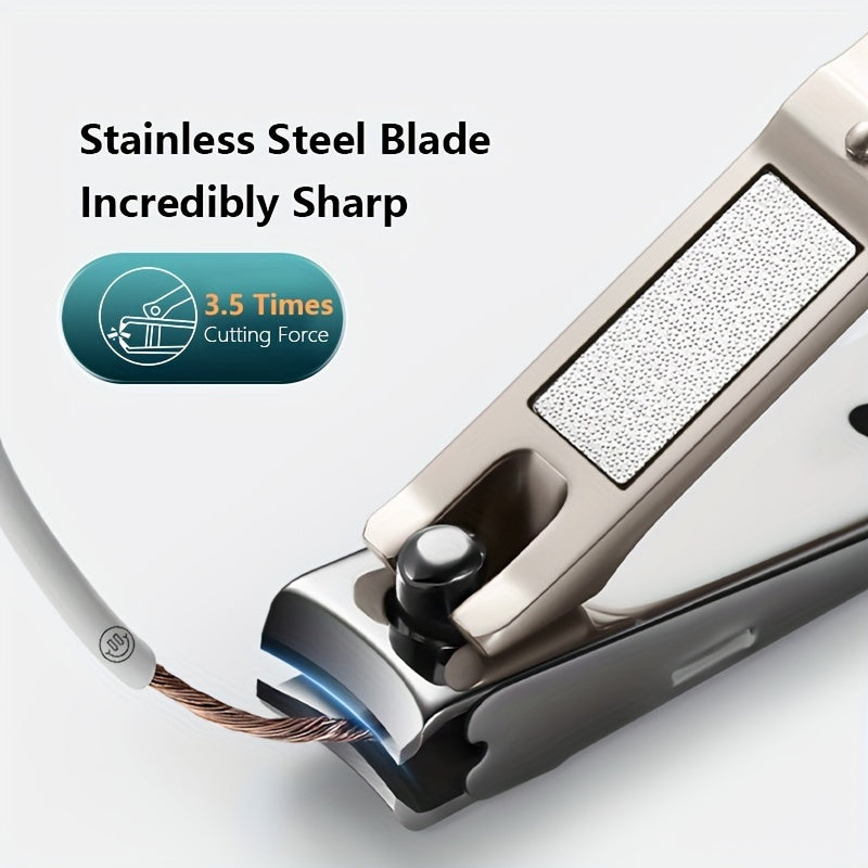 TOPGO German Nail Clipper Set High-End Nail Clipper Household Original Slant Pliers Trimming Box Tool 7pcs Set