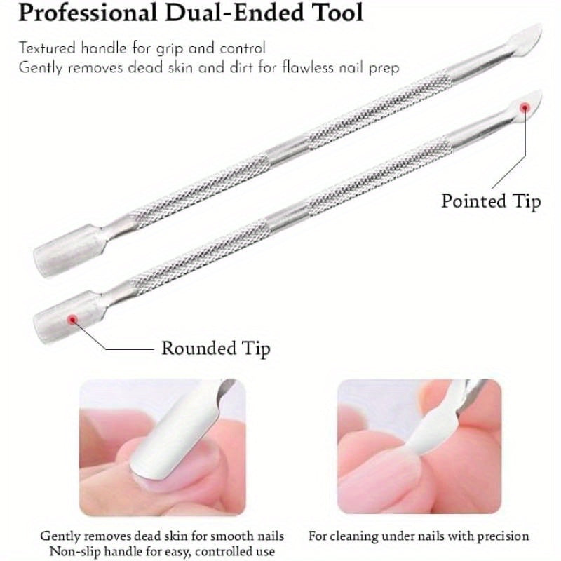 9-in-1 Professional Manicure & Pedicure Set - Stainless Steel Nail Care Kit with Nail Clippers, Cuticle Nipper