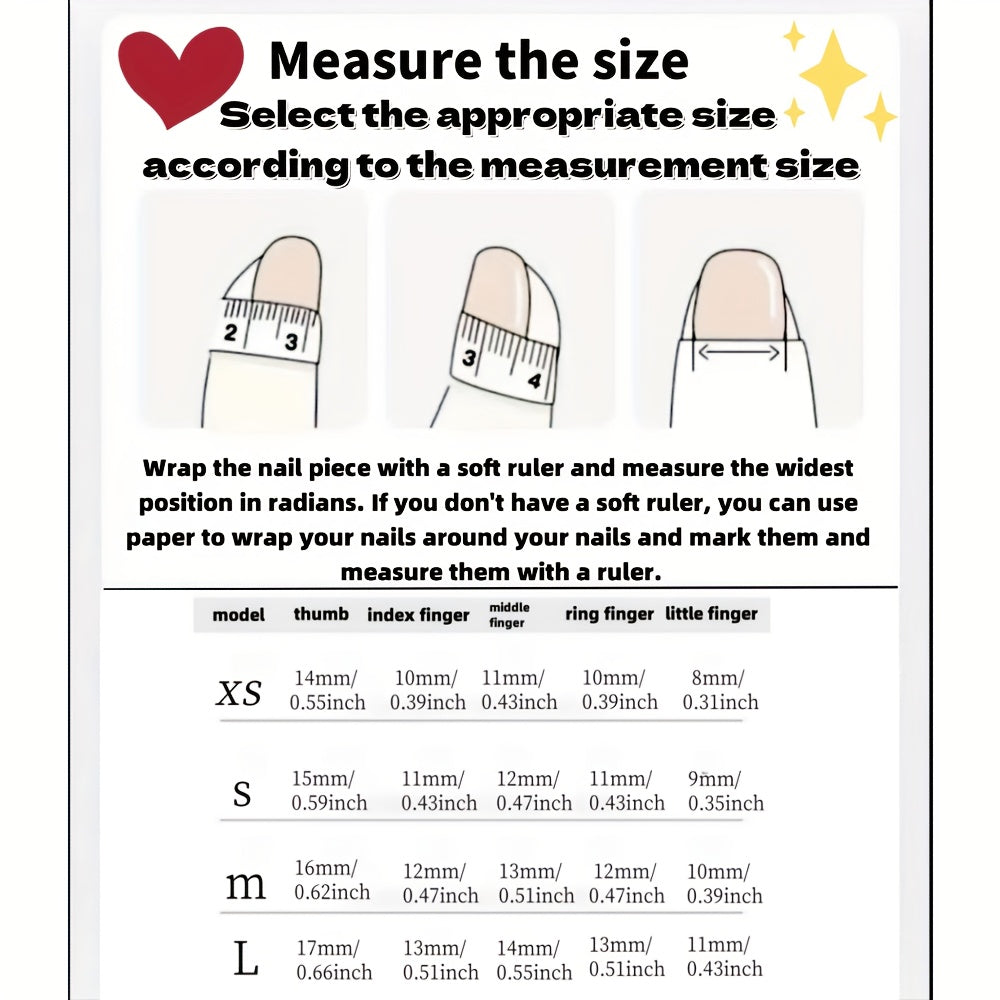 Sanrio New for kuromi 6.0 10pcs of Pure Handmade Wearable Nails, Full of And Flashes, Long Nail Art Fake Nail Patches