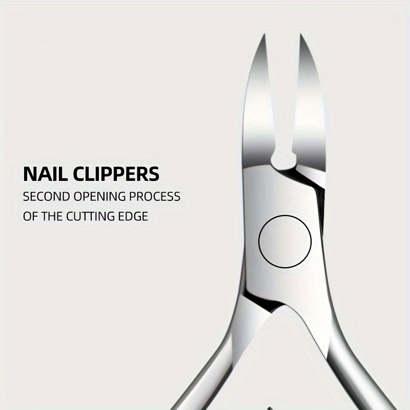 German Premium Nail Scissors Set - Classic Style, Stainless Steel Straight Blade, Ergonomic Handle