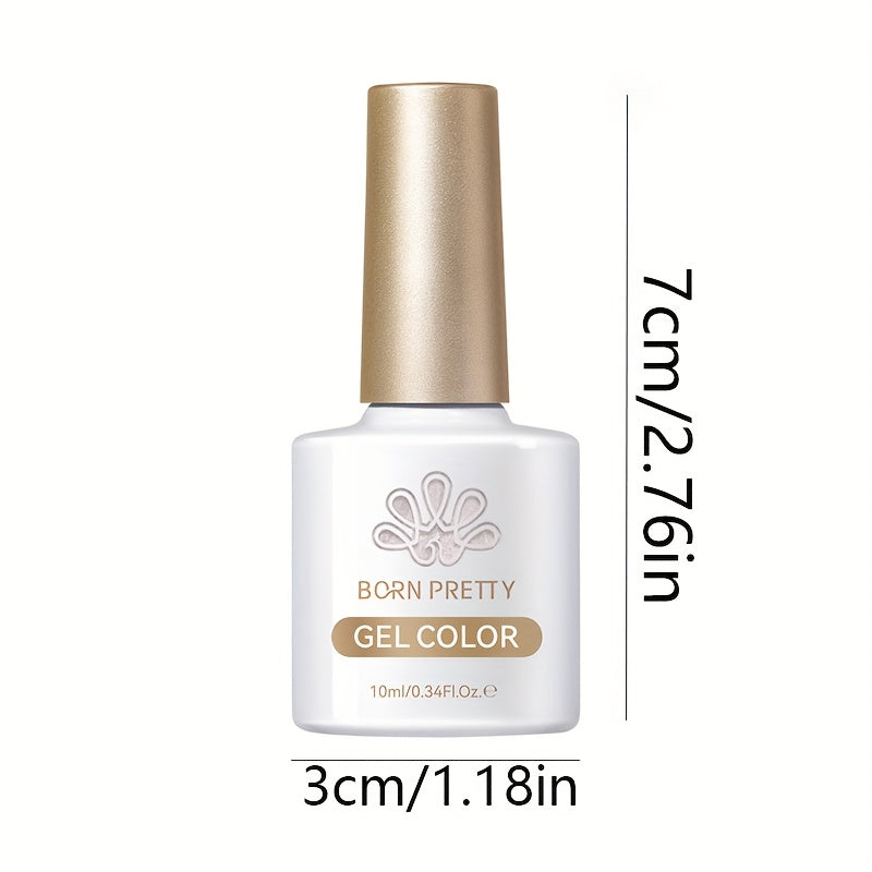 BORN PRETTY 0.34oz 6pcs Brown Blue Purple Color Water Light Cat Magnetic Gel Nail Polish for Nails DIY Varnis Semi Permanent Manicure