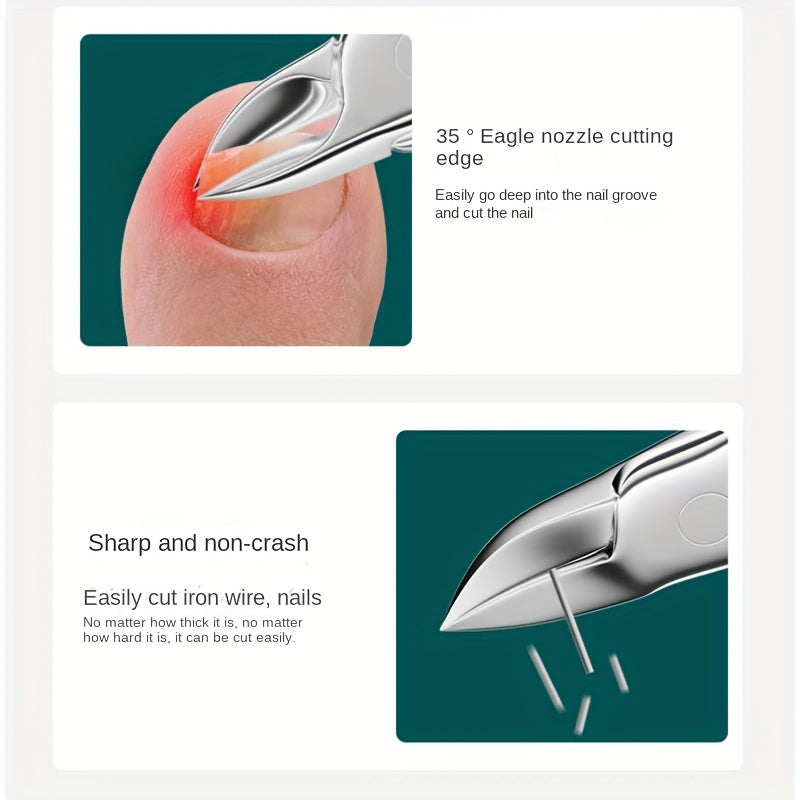 German Nail Clipper Set High-end Beauty Manicure Full Set Ingrown Toenail Special Nail Clipper Ingrown Toenail Eagle Beak Nail Clipper