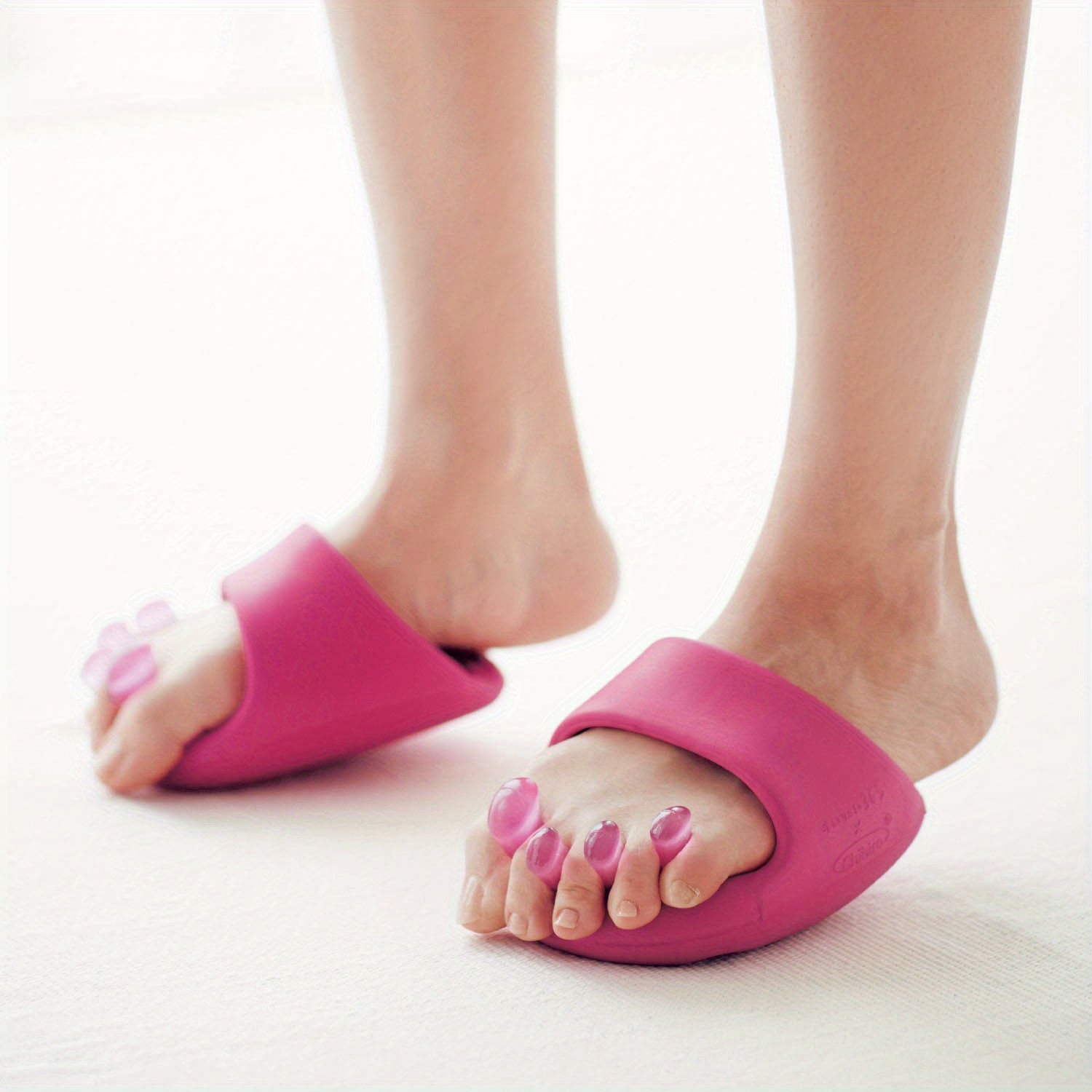 1 pair of toe separation exercise arch slippers, flat foot full arch support slippers, sole relaxation, arch exercise equipment slippers
