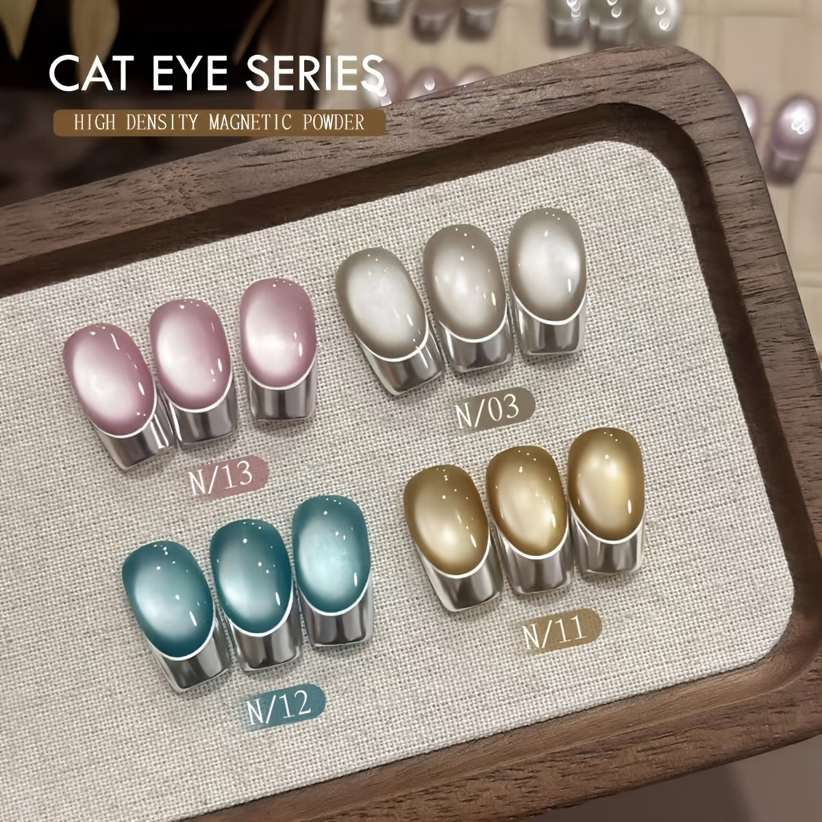 Small White Can Zhiguang Cat'S Eye Full Set of 16 Colors