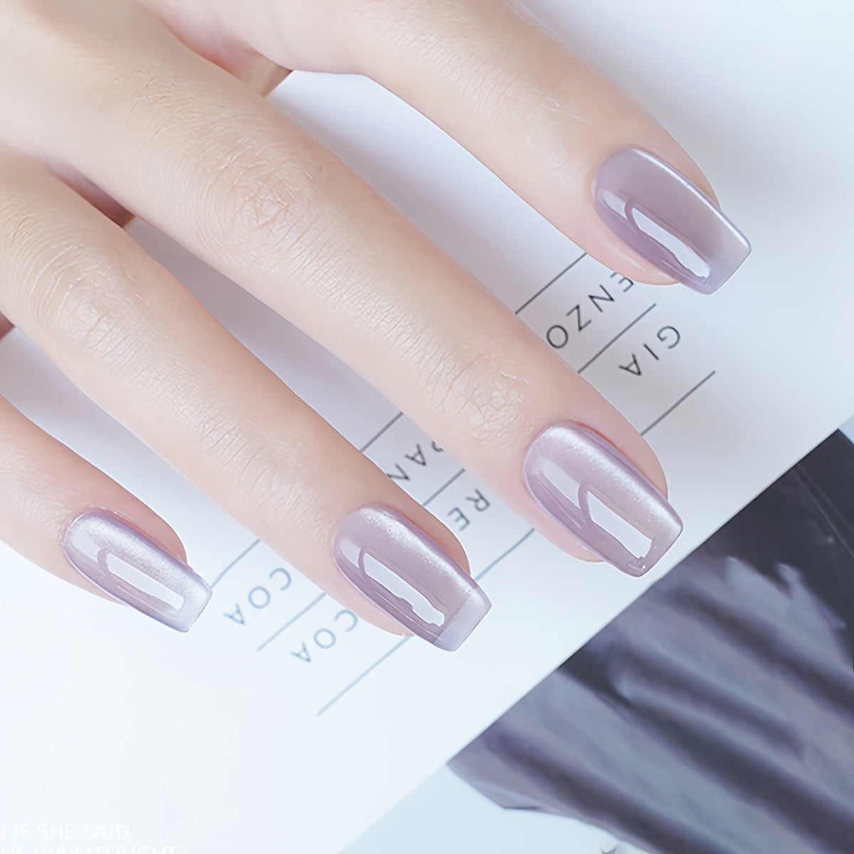 Y2K Cat Eye Gel Polish 6pcs Y2K Cat Eye Gel Nail Polish Set