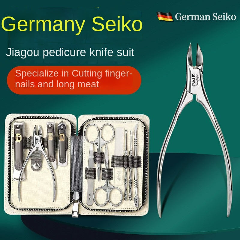 German Nail Clipper Set High-end Beauty Manicure Full Set Ingrown Toenail Special Nail Clipper Ingrown Toenail Eagle Beak Nail Clipper