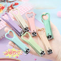 Set of 24 Adorable Nail Clippers, Compact And Foldable Tools for Pedicure And Manicure, Mini Heart-Shaped Nail Clippers
